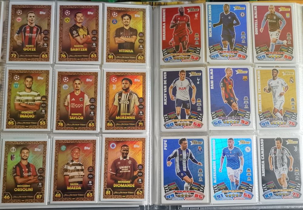 Карти Match Attax Шампионска лига 25/26