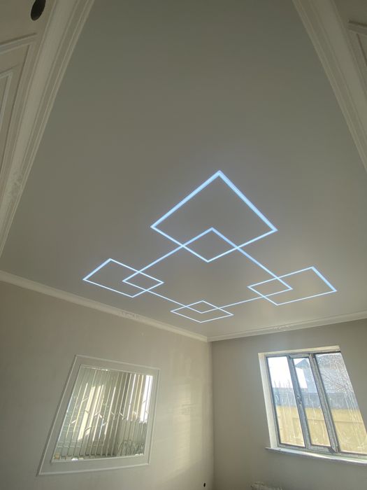 Натяжные потолки  1200тн