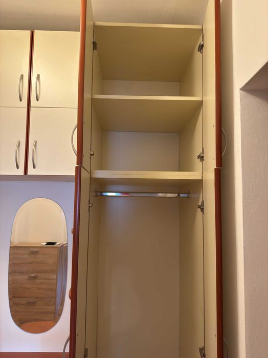 Mobilă hol completă - Cuier, Pantofar, Oglindă și Dulap haine