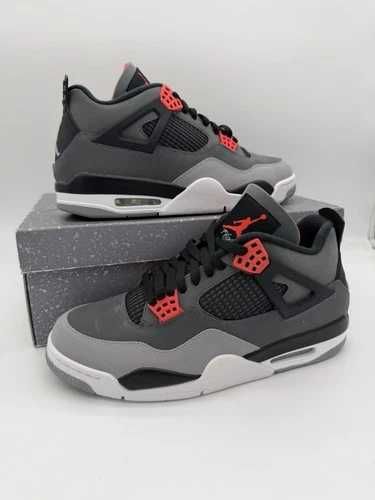 Sneakers Jordan4 Infrared cu eticheta (nu Nike, Gucci, Adidas, Balenciaga)
