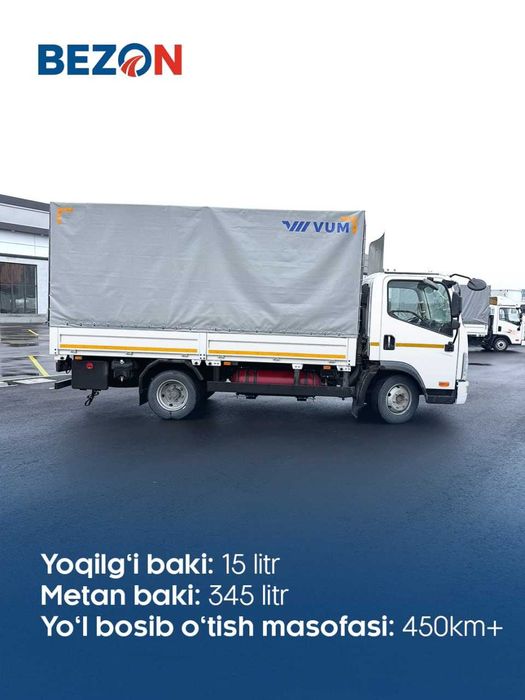 Sotuvda tayyor!!! Tentli avtofurgon FAW Tiger VH