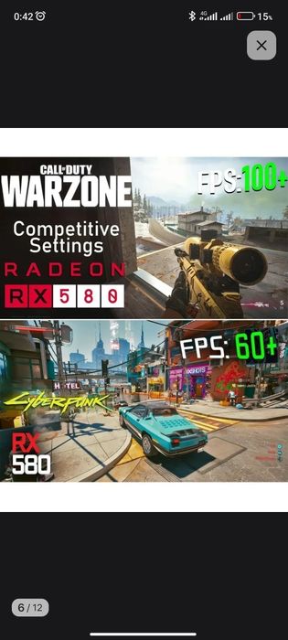 Видеокарта RX580 8GB GDDR5