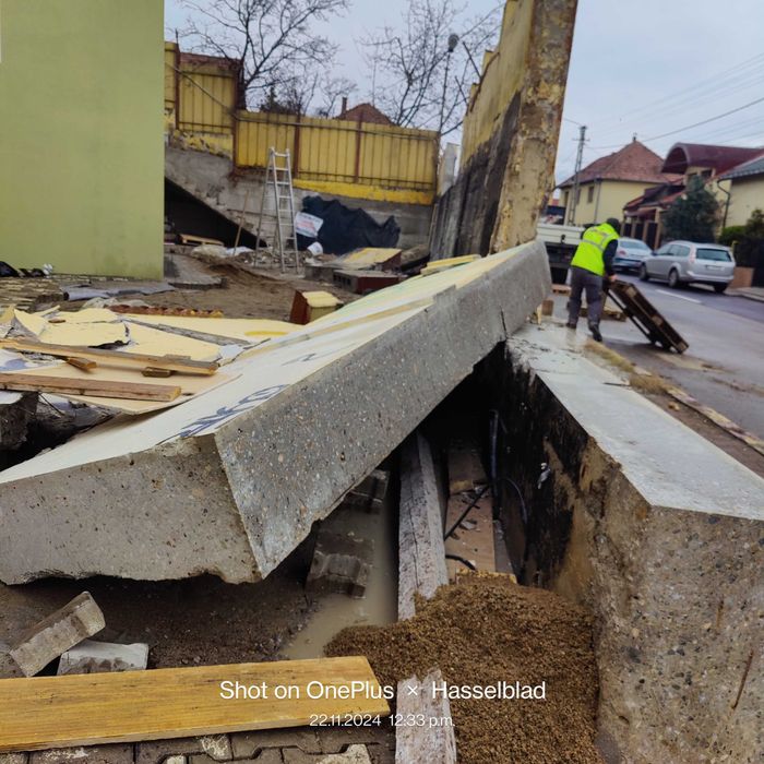 Carotare si taiere beton armat, taiere cu disc diamantat, demolari