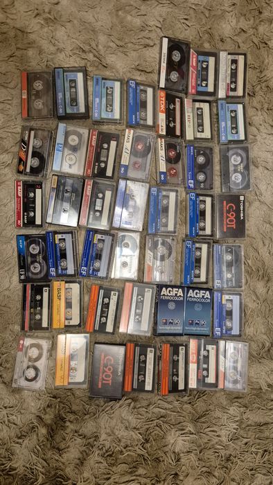 Аудиокассеты Sony Basf TDK SNC Raks  цена за 45штук!!