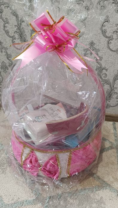 Қоржын готовый в месте корзиной