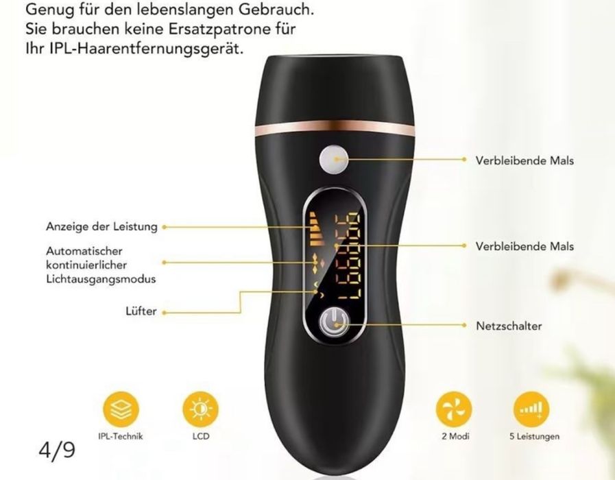 Epilator definitiv ipl