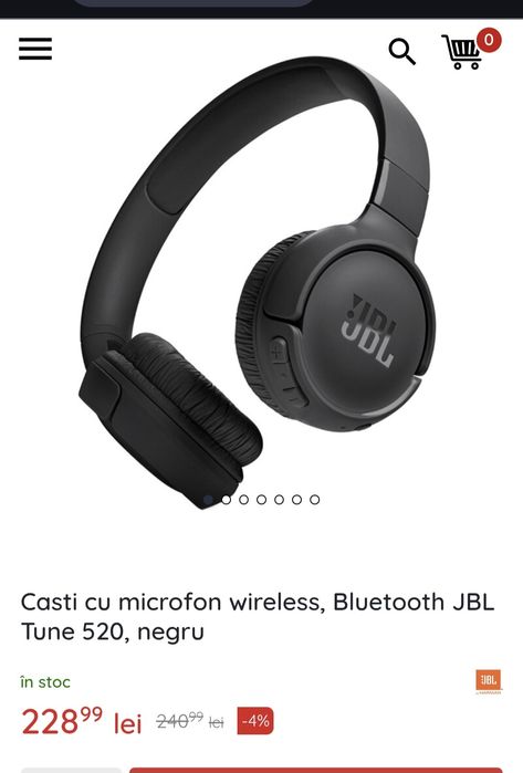 Casti cu microfon wireless Bluetooth Jbl