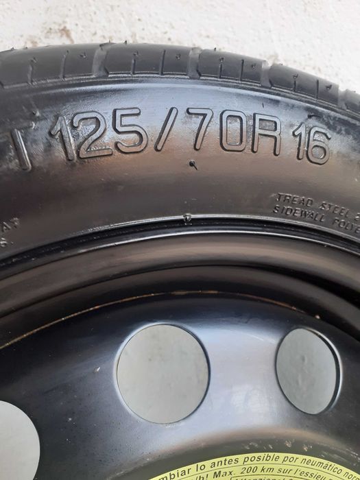 Roata rezerva SLIM R16 cric VW Golf,Touran,Passat,Eos, AUDI A3, SEAT