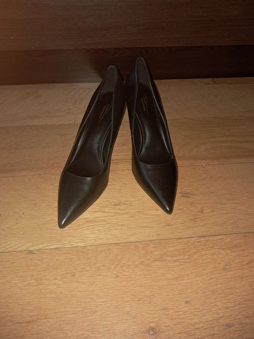Черни елегантни обувки от естествена кожа Dima