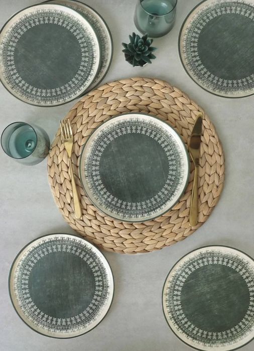 Сервиз 6броя Винтидж Стил Чинии Kera Art