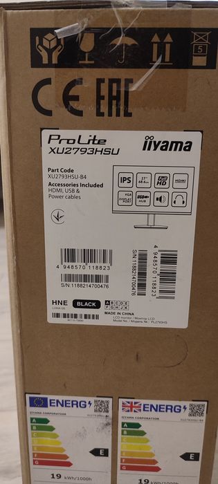 Монитор 27 диагональ