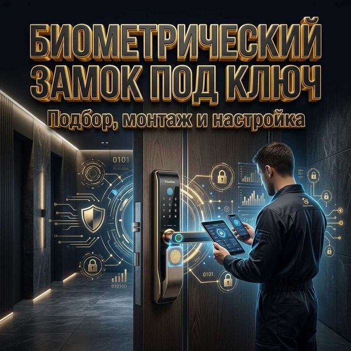 Smart замки. Монтаж, подключение и обслуживание 24/7