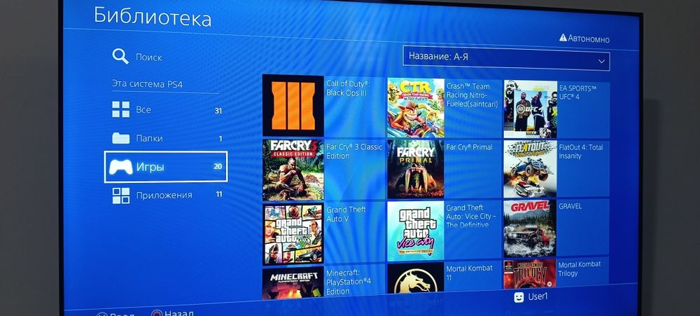 Ps4 redline 500 gb 11.00 vizlom 20 ta oʻyin