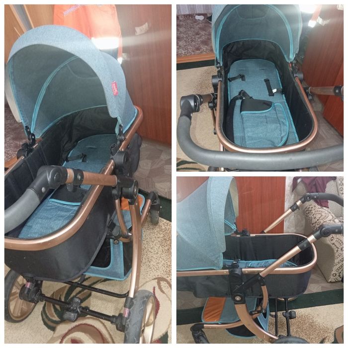 Коляска и кровать продам срочно