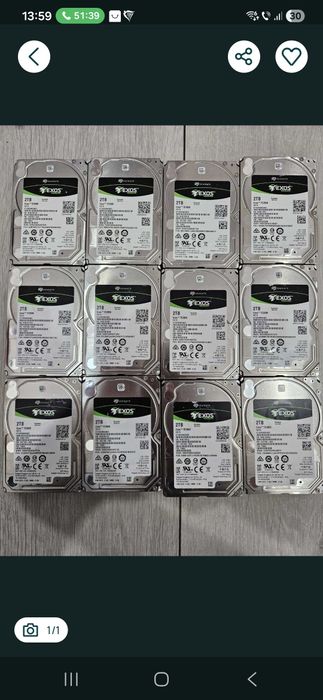 HDD 2.5" 2TB 5TB Exos
