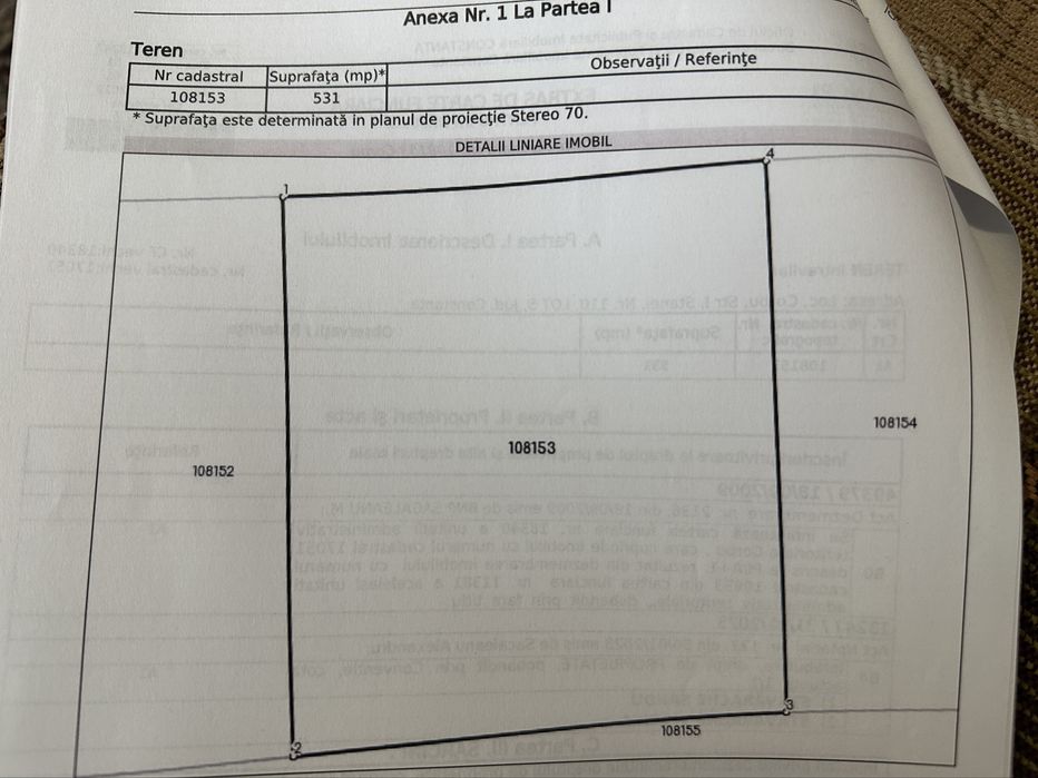 Teren intravilan corbu