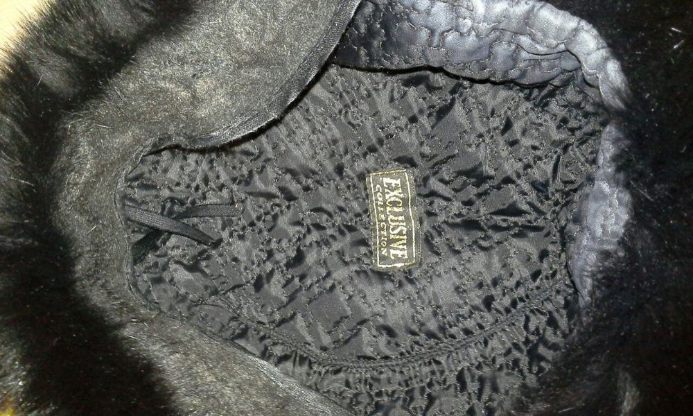 Шапка женская песец