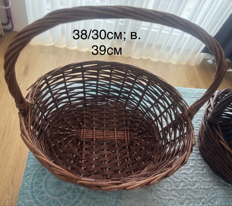 Плетени кошници и панери  7-12€