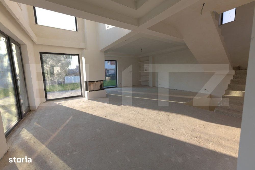 Vila Smart Home,tamplarie casa pasiva,jaluzele ascunse, semineu, sauna