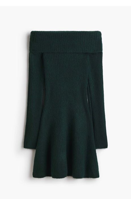 Рокля с ластична плетка H&M