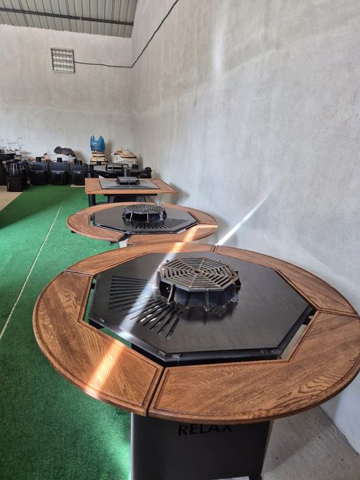 Gratar rotund. Plită. RELAX