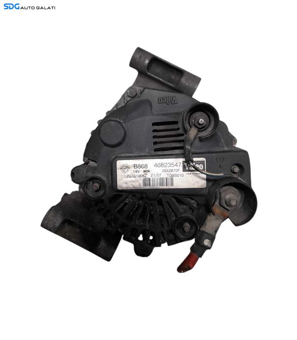 Alternator Valeo 90A 14V Fiat Doblo 1.3 D Multijet 2000 - 2005 Cod 46823547 707010082 TG9S010 [N0823]