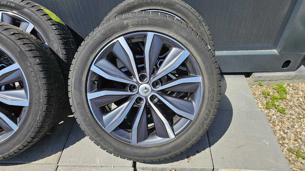 Jante Aliaj RENAULT OEM + Cauciucuri M+S 245 / 45 / R19