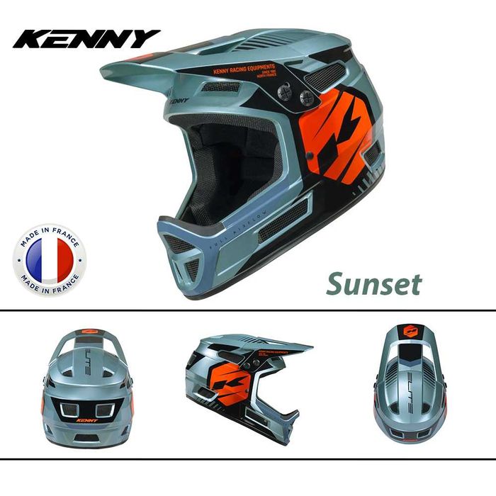 Кросова каска KENNY ELITE 2026 Full Face, EN Сертифицирана, ФРАНЦИЯ