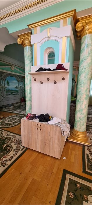posuda shkaf, kassa, shkaf, veshelka hammasi