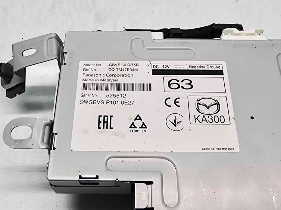Modul audio MAZDA 6 (GJ1) Facelift [Fabr 2018-2021] GBVS-66-DRXB