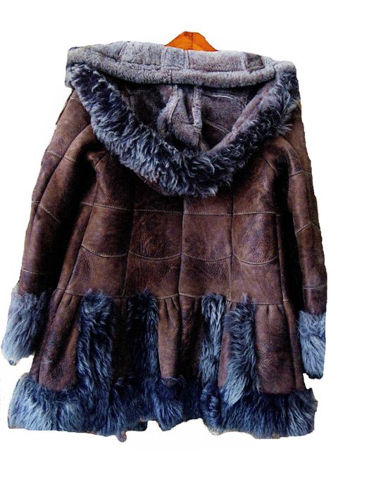 Дублёнка на девочку 7 — 11 лет