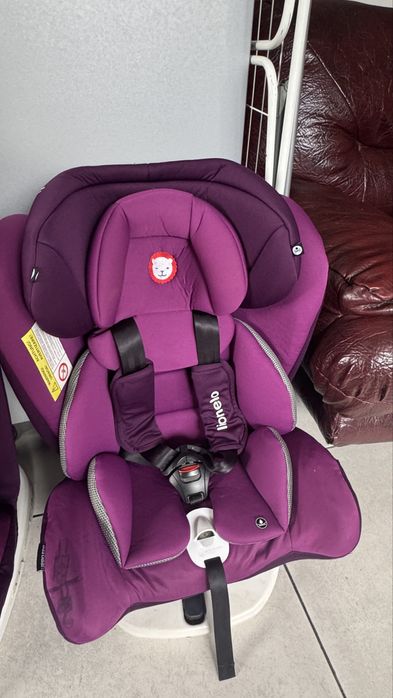 Scaun auto ISOFIX Lionelo Bastiaan, rotativ, 0-36 kg, Violet