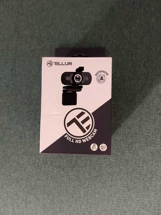 Cameră Web Tellur Full View Full HD 1080p - Nouă / Autofocus & Microfon