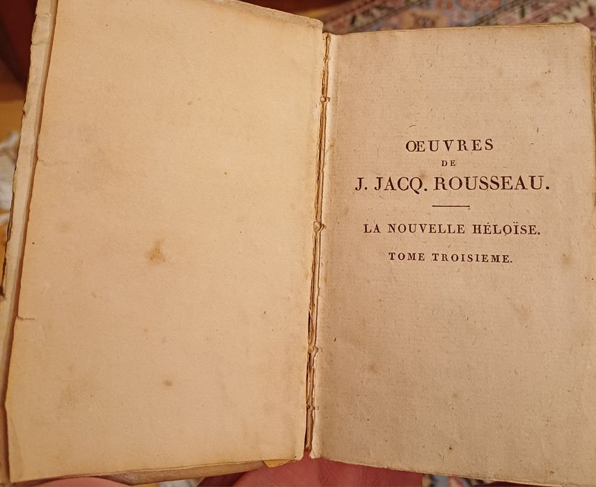 Carte veche de colecție - Oevres de J.Jacq. Rousseau, 1817
