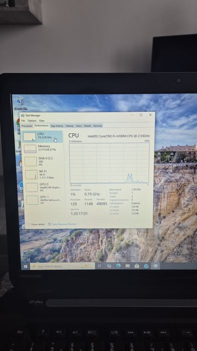 Leptop Toshiba satellite pro L70