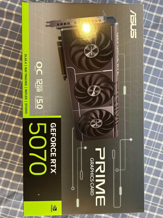 Видеокарта Nvidia™ RTX 5070 12gb на Asus Prime OC Нова