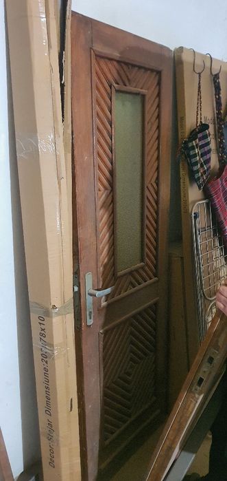 Usa dubla din lemn de stejar