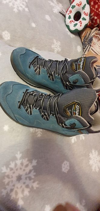 Ghete drumetie Grisport Canion, albastru azur , impecabil,