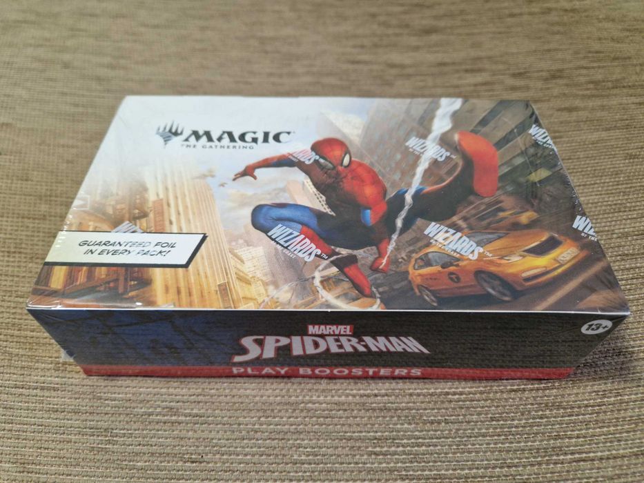 Marvel's Spider-Man Play Booster Box MTG запечатана