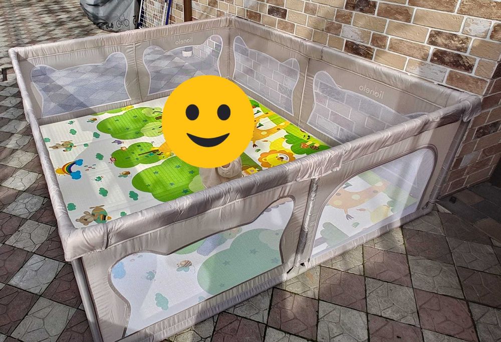 Tarc de joaca copii, Lionelo, Willow XL,180 x 200 cm