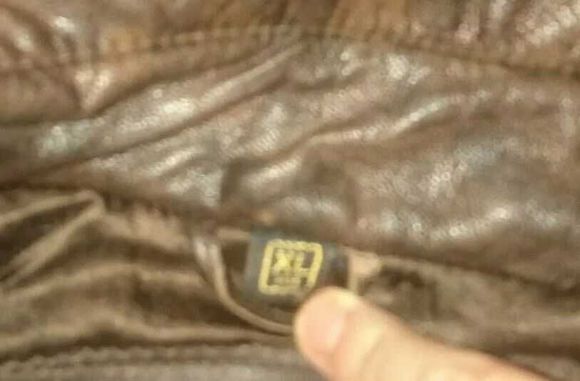 Haina piele barbati XL marca Union River Anglia durabila vezi pe Publi