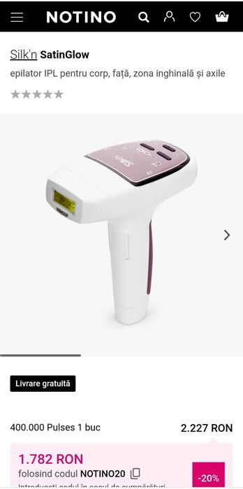 Epilator definitiv,silk flash&go