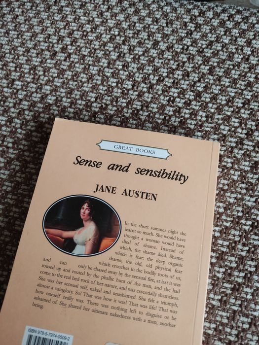 Книга Jane Austen Sense and Sensability на англ