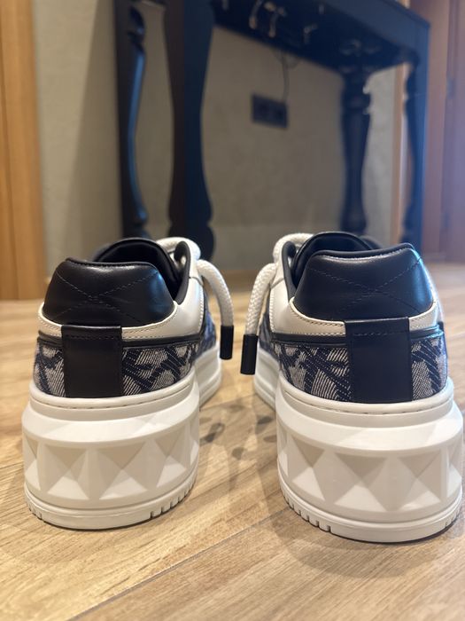 Valentino Garavani One Stud XL sneakers with denim