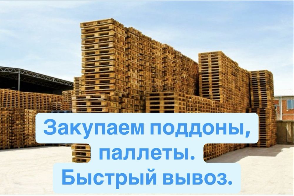 прием поддонов, вывоз паллет