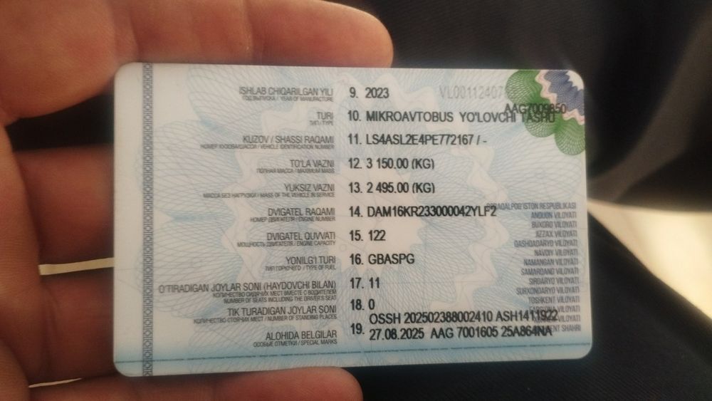 Чанган микроавтобус сотилади