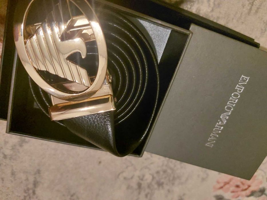 Curea Emporio Armani in cutie cadou