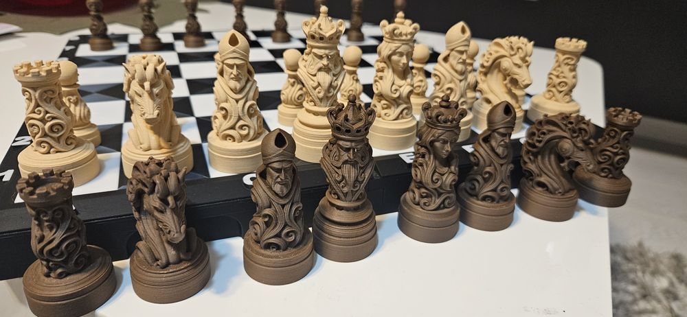 Set 32 piese sah 7 cm înălțime