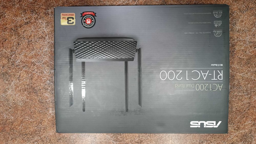 Router Wireless ASUS RT-AC1200 Dual-Band – Pachet Complet (Full Box)
