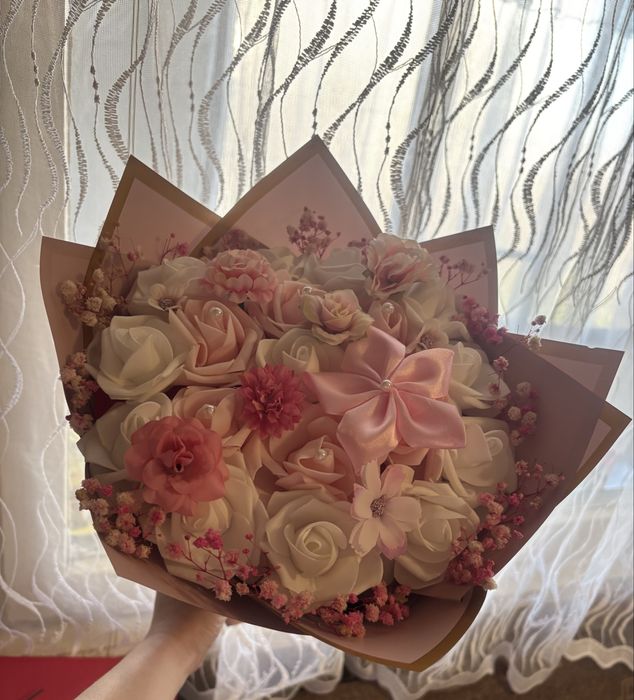 Вечен букет - рози